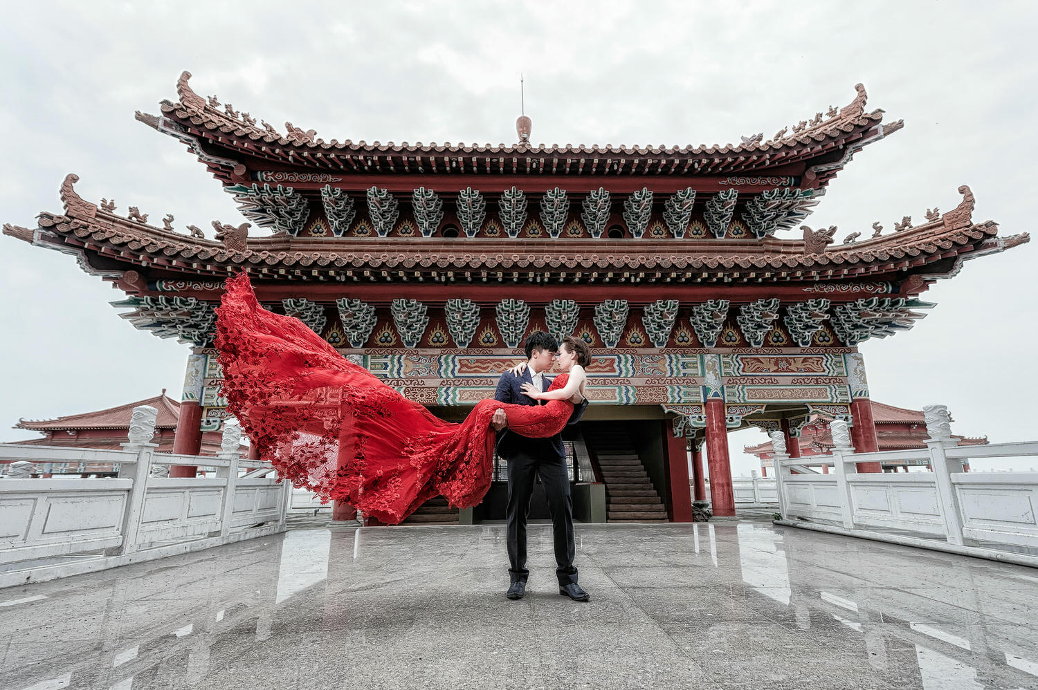 鹿耳門天后宮婚紗｜正統鹿耳門聖母廟｜三股｜七股｜自助婚紗｜愛情街角