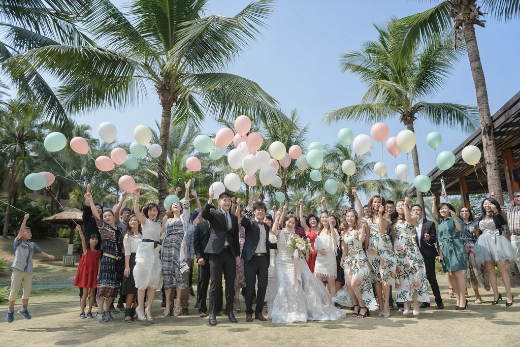 台南婚攝｜南洋度假風戶外婚禮特輯｜桂田中信