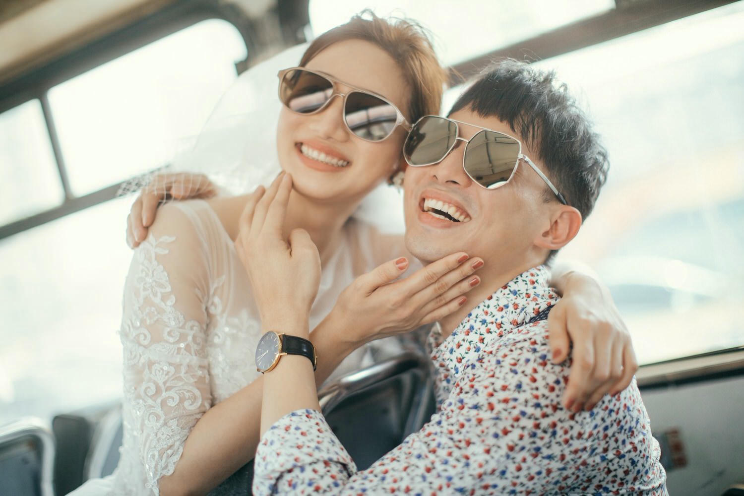 廢棄公車也能拍出空氣感的日系婚紗｜hermosb wedding 11