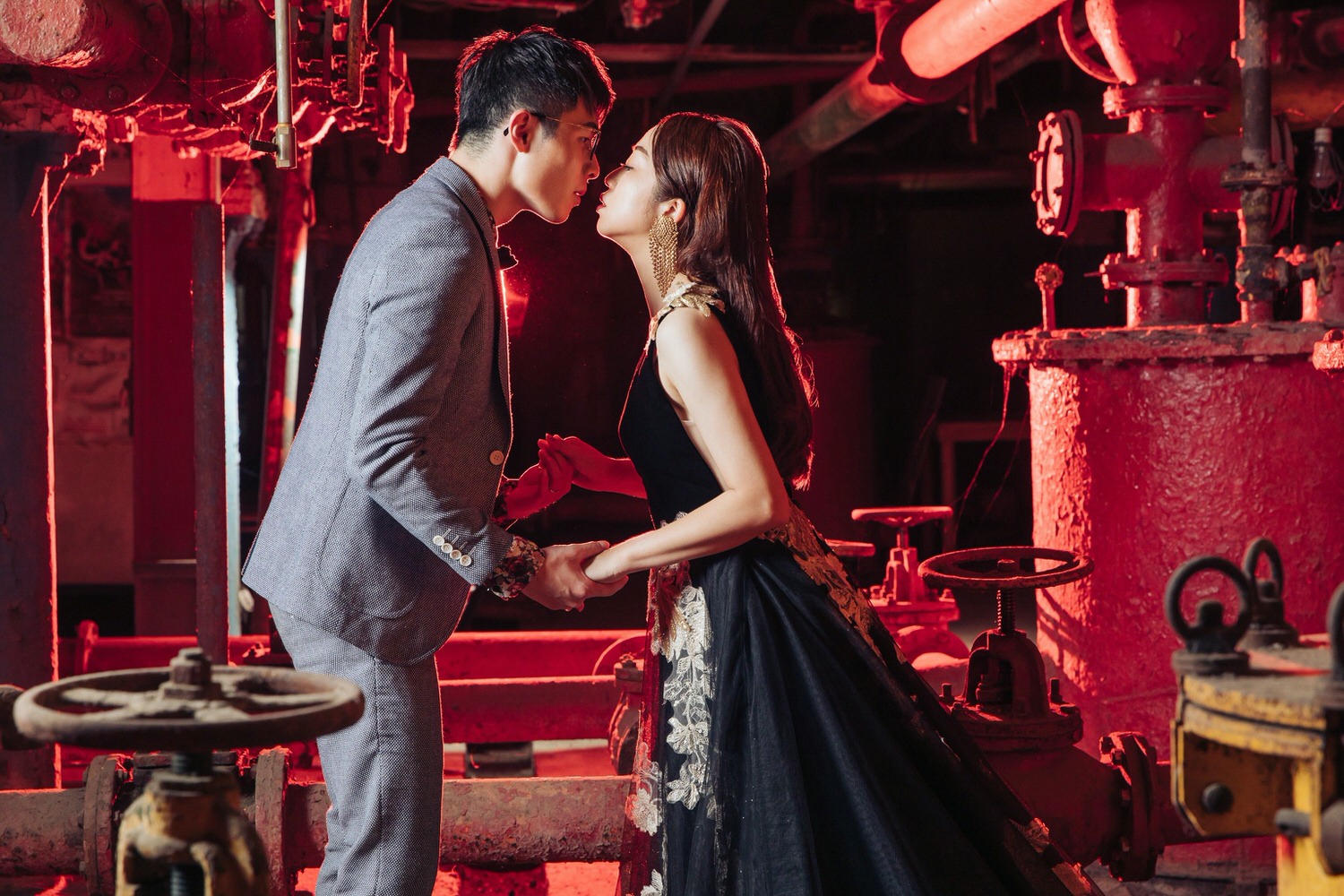台南自助婚紗｜十鼓文化村的電影感婚紗｜愛情