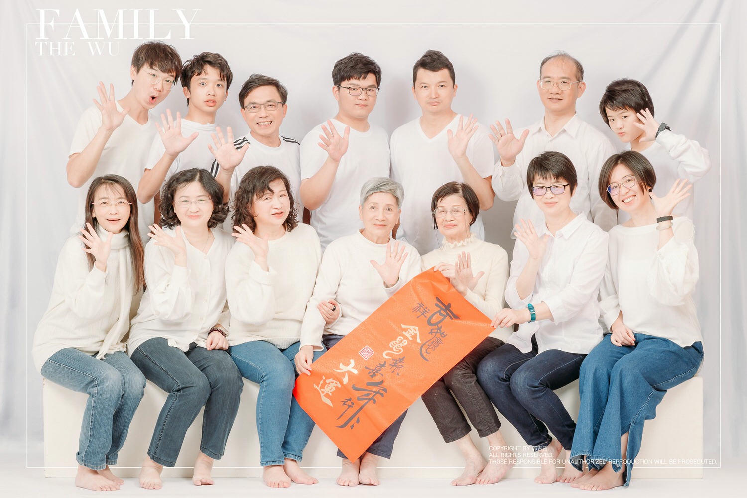 台南全家福｜三代同堂也能有清新的全家福照｜