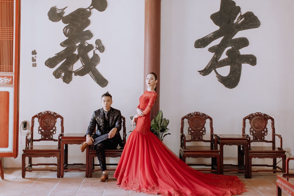 台南自助婚紗｜由台南孔廟取景的時髦中式感婚